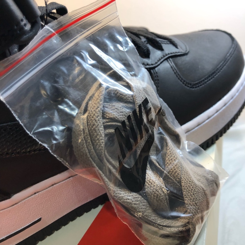 Nike x Stussy Air Force 1 Mid Luxe Black Snakeskin Men’s 9.5 Women’s 11 New - Picture 3 of 16